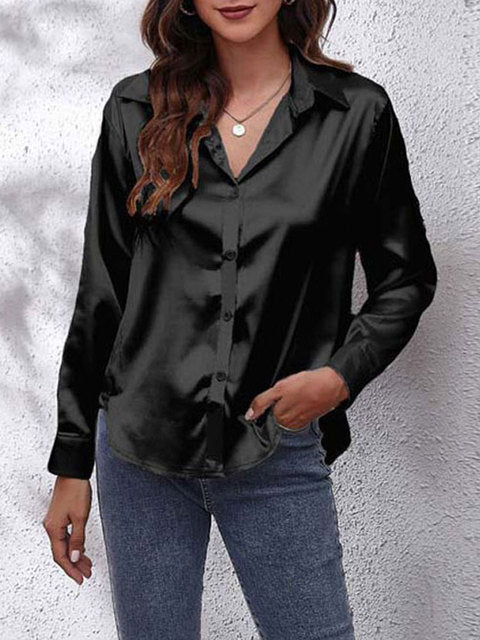 Karen | Elegante Langärmelige Bluse für Frauen