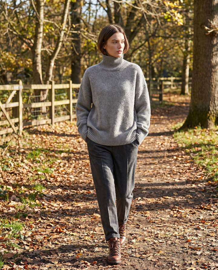 Genevieve | Entspannter Hochkragenpullover