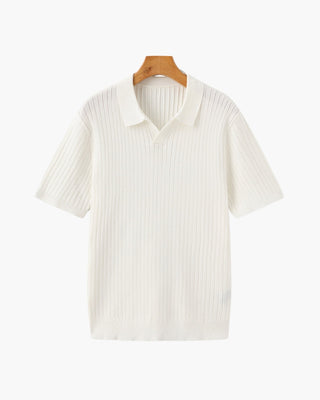 Herren Ripp-Polo-Shirt | Kurzarm