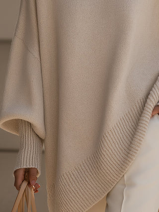 Isolde | Oversized Drapé Strickpullover