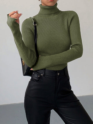 Greer | Gerippter Rollkragenpullover