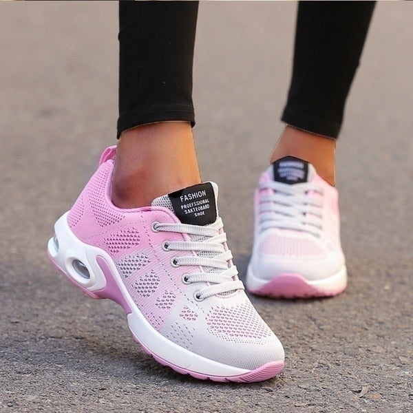 Sneaker Damen – Bequeme Sportschuhe mit Dämpfender Sohle | Damen Sneaker Leicht &amp; Komfortabel