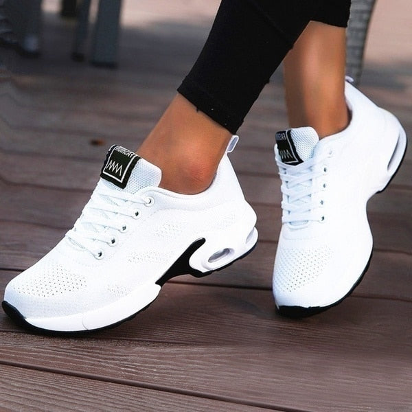 Sneaker Damen – Bequeme Sportschuhe mit Dämpfender Sohle | Damen Sneaker Leicht &amp; Komfortabel