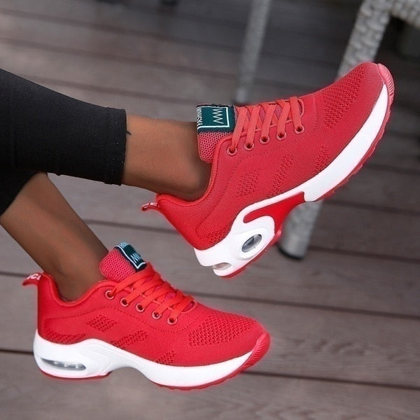 Sneaker Damen – Bequeme Sportschuhe mit Dämpfender Sohle | Damen Sneaker Leicht &amp; Komfortabel