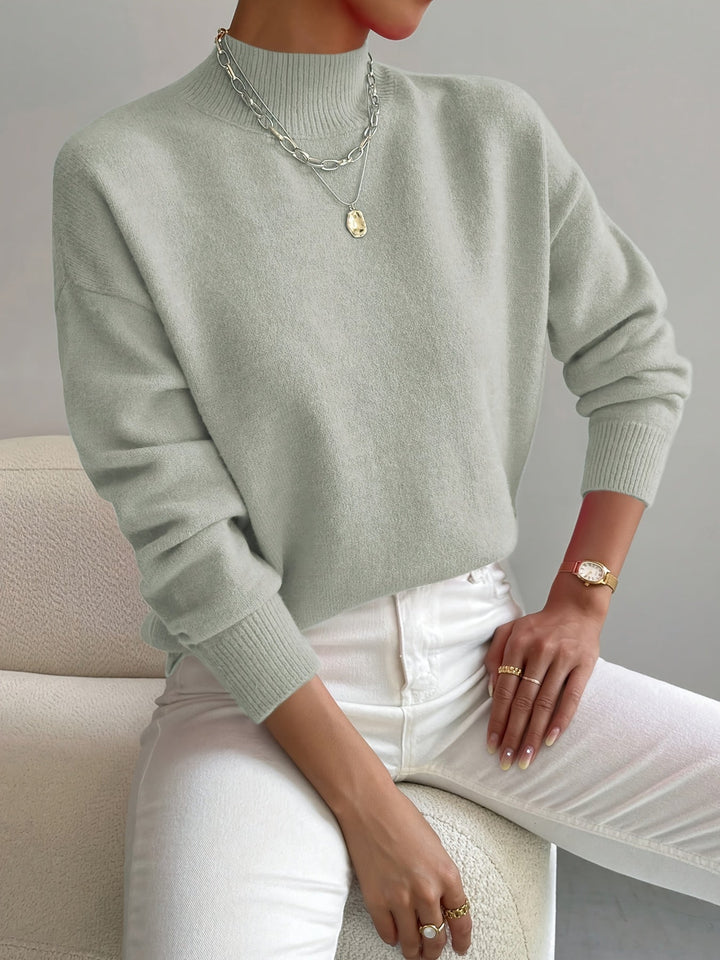 Harper | Weicher Stehkragenpullover