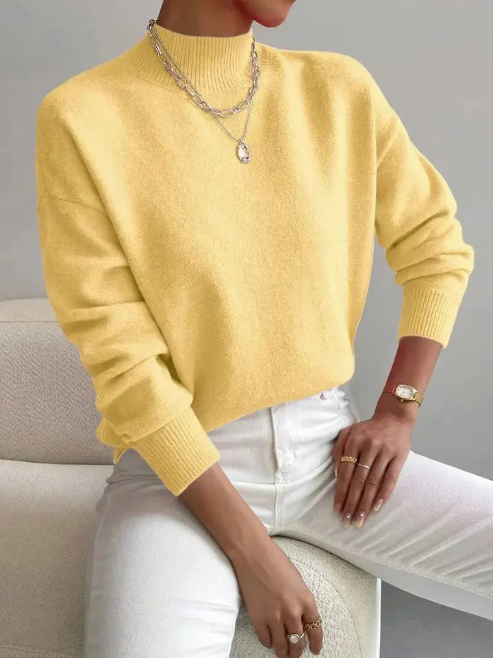 Harper | Weicher Stehkragenpullover