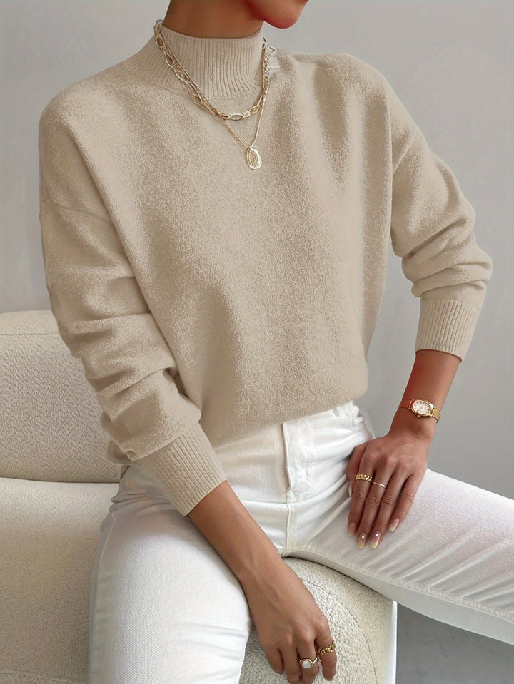Harper | Weicher Stehkragenpullover