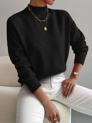 Harper | Weicher Stehkragenpullover