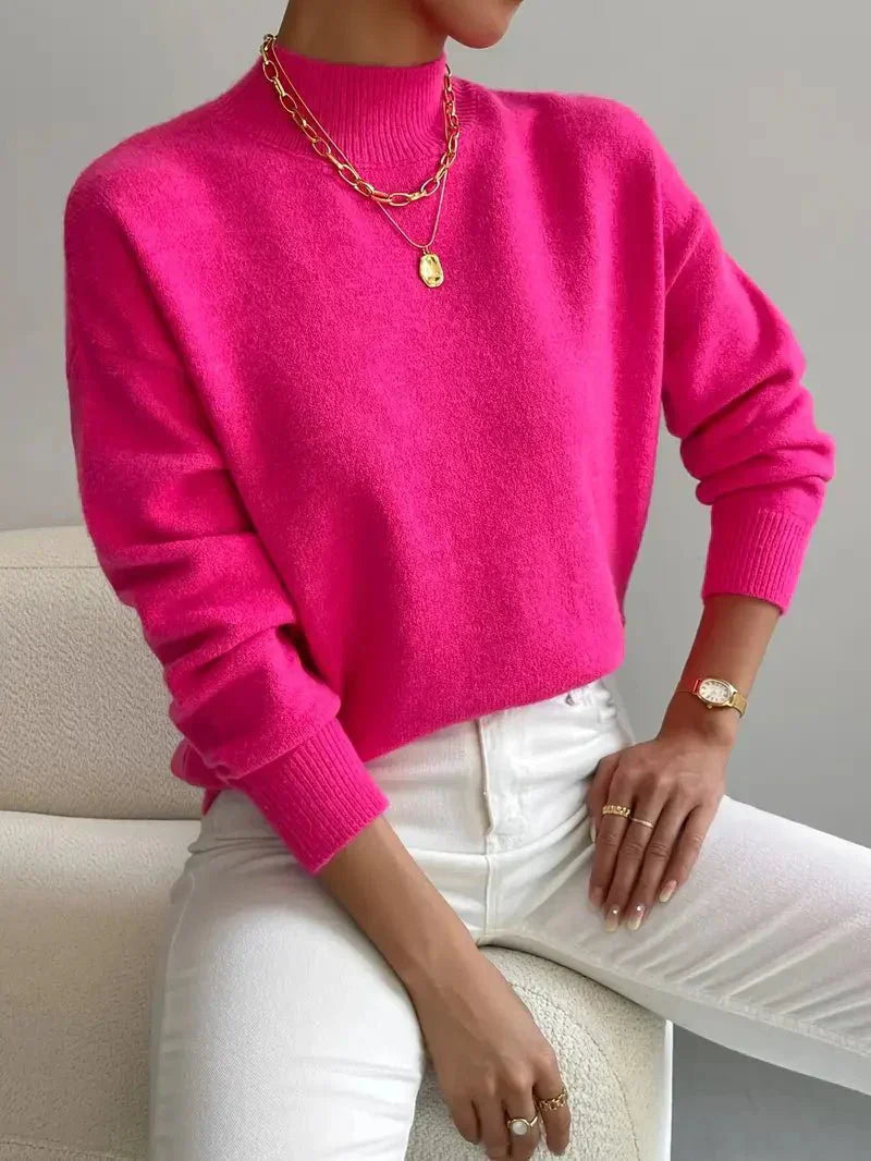 Harper | Weicher Stehkragenpullover
