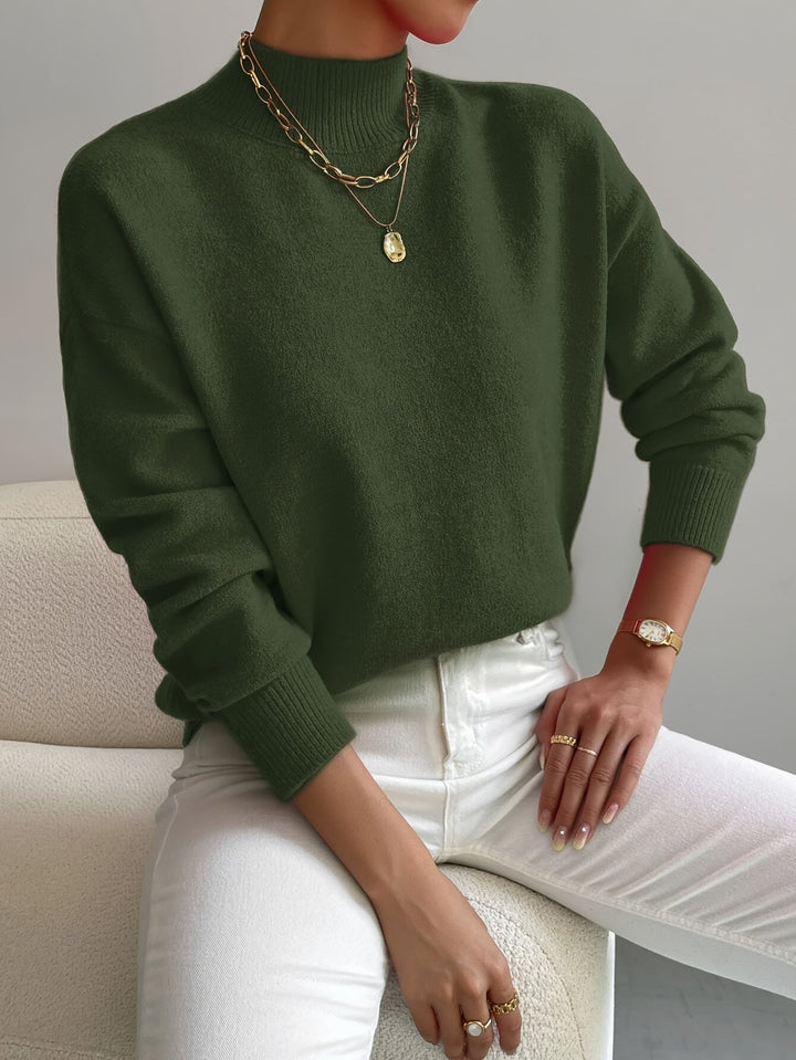 Harper | Weicher Stehkragenpullover