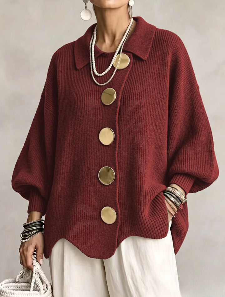 Victoire | Übergroßer Kragen-Cardigan