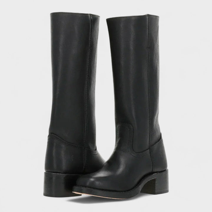 Aria | Damen gepolsterte Slip-On klassische Cowboy-Stiefel