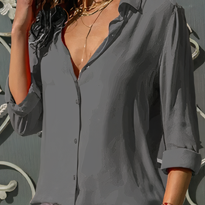 XAVIERA | Elegante Bluse mit langen Ärmeln