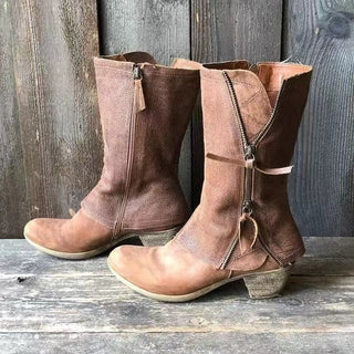 Andrea | Leder Herbststiefel