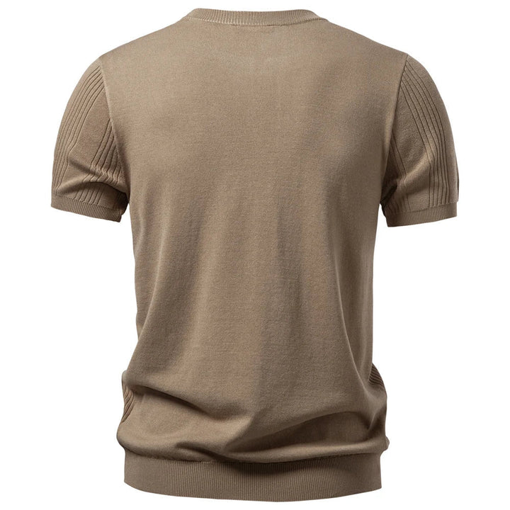 Kron | Geripptes Henley-Polo