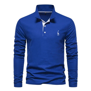 Kron | Luxuriöses Poloshirt mit langen Ärmeln