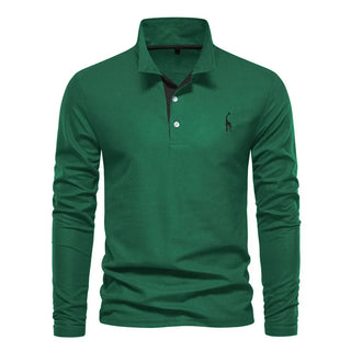 Kron | Luxuriöses Poloshirt mit langen Ärmeln