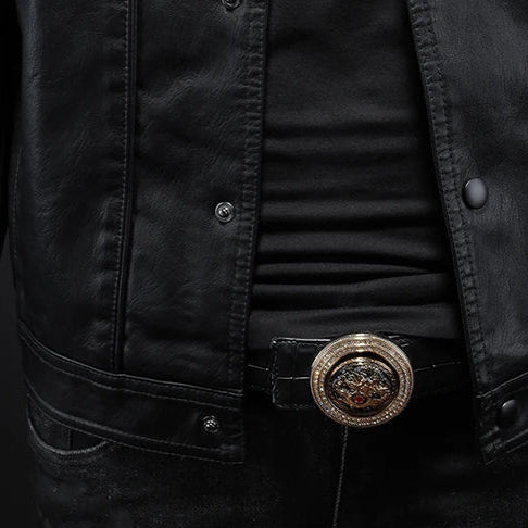 Markus | Bikerjacke aus Leder