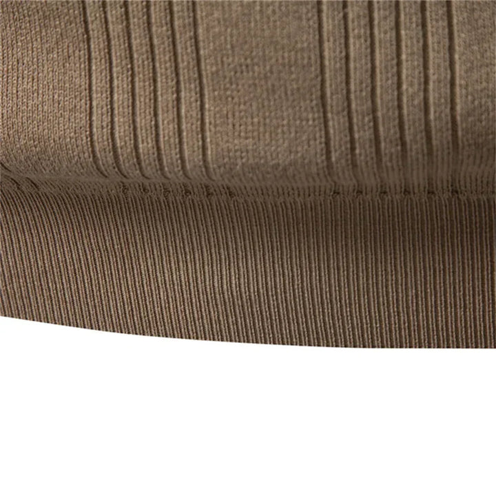 Kron | Geripptes Henley-Polo