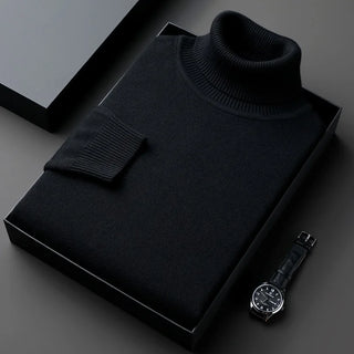 Eleganter Herren-Rollkragenpullover
