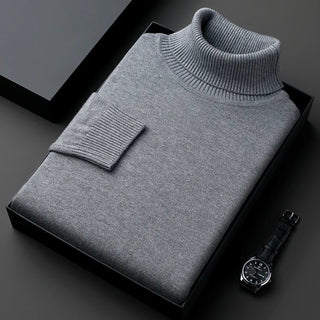 Eleganter Herren-Rollkragenpullover