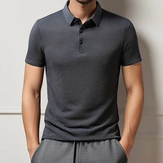 Herren Waffelstrick Polo-Shirt | Kurzarm