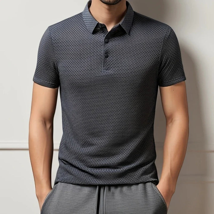 Herren Waffelstrick Polo-Shirt | Kurzarm