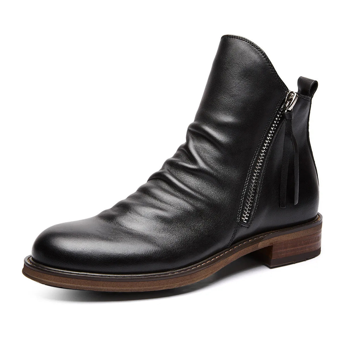 Chelsea-Stiefel aus Leder