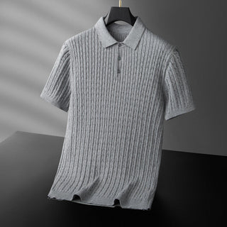 Kron | Elegantes, geripptes Polohemd