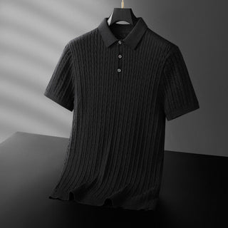 Kron | Elegantes, geripptes Polohemd