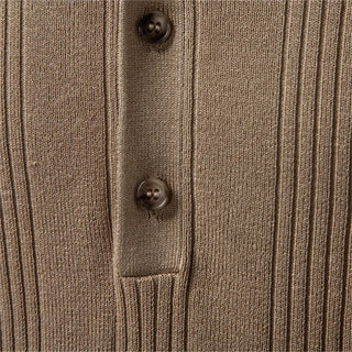Kron | Geripptes Henley-Polo