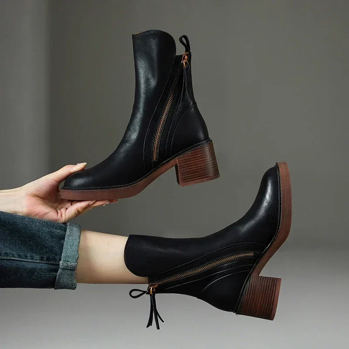 Gloria | Leder Stiefeletten