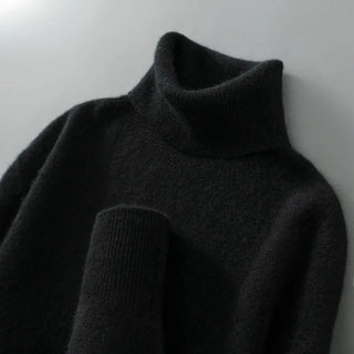 Eleganter Rollkragenpullover aus Wolle