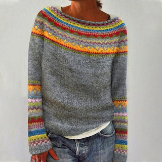 Elsa | Gemütlicher gestreifter Pullover