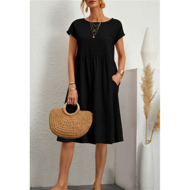 Sommerkleid für Damen, Midi-Länge | Lässig
