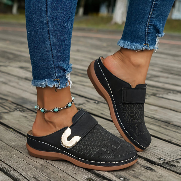 Damen Plateau Sandalen mit Gepolstertem Fußbett | Stilvoller Komfort für Sommerschuhe