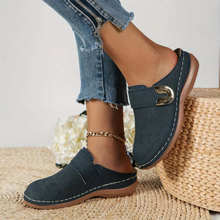 Damen Plateau Sandalen mit Gepolstertem Fußbett | Stilvoller Komfort für Sommerschuhe