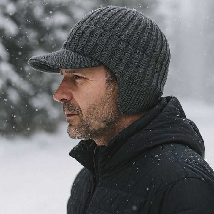 AlpenSoft™ | Unisex Wintermütze mit Ohrenschutz