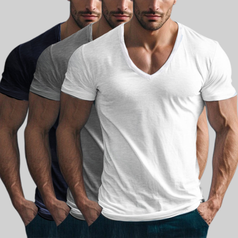 Calvin | Zeitloses T-Shirt mit V-Ausschnitt