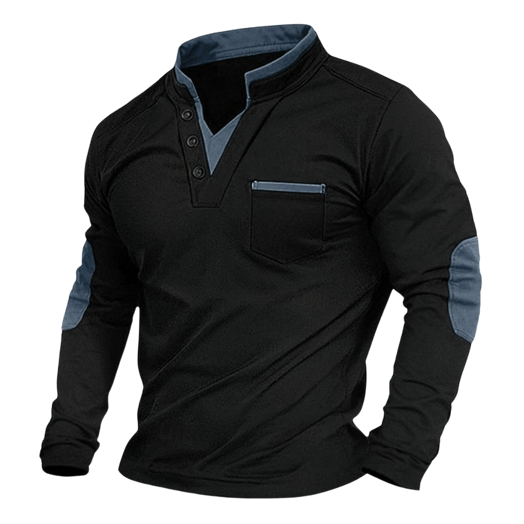 Beeckhoven™ | Herren V-Ausschnitt Sweatshirt
