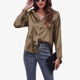 Karen | Elegante Langärmelige Bluse für Frauen