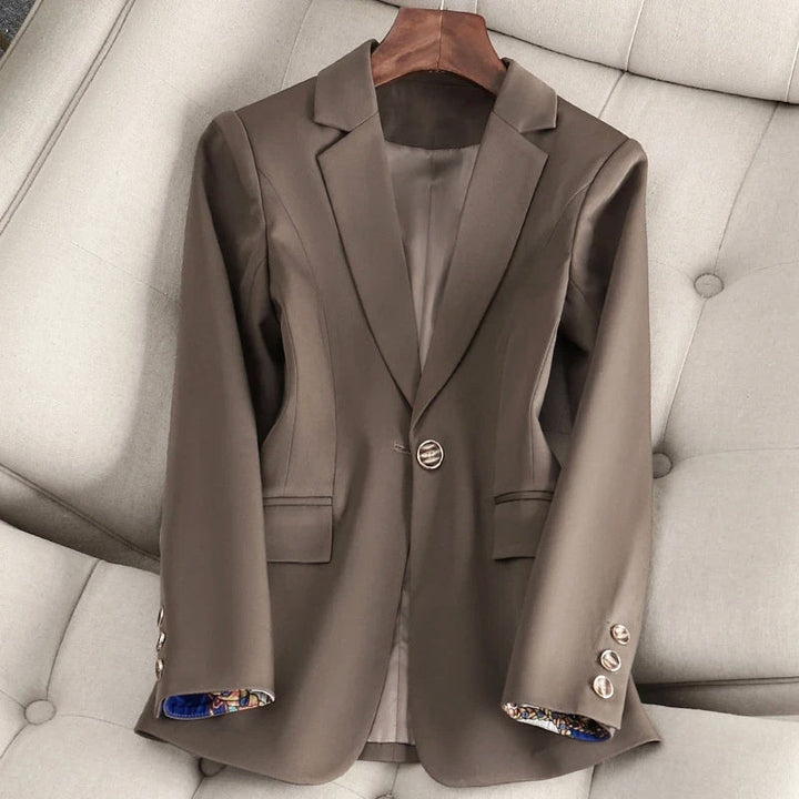Damen Slim Fit Blazer Business Klassisch Elegant