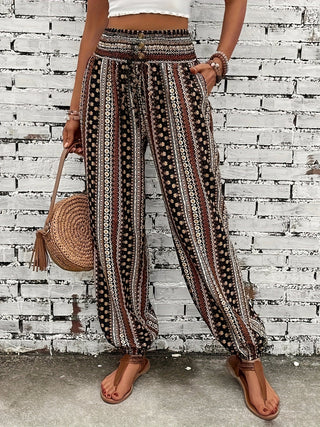Amelie | Hochsitzende Hose – Boho-Chic für Deine Garderobe