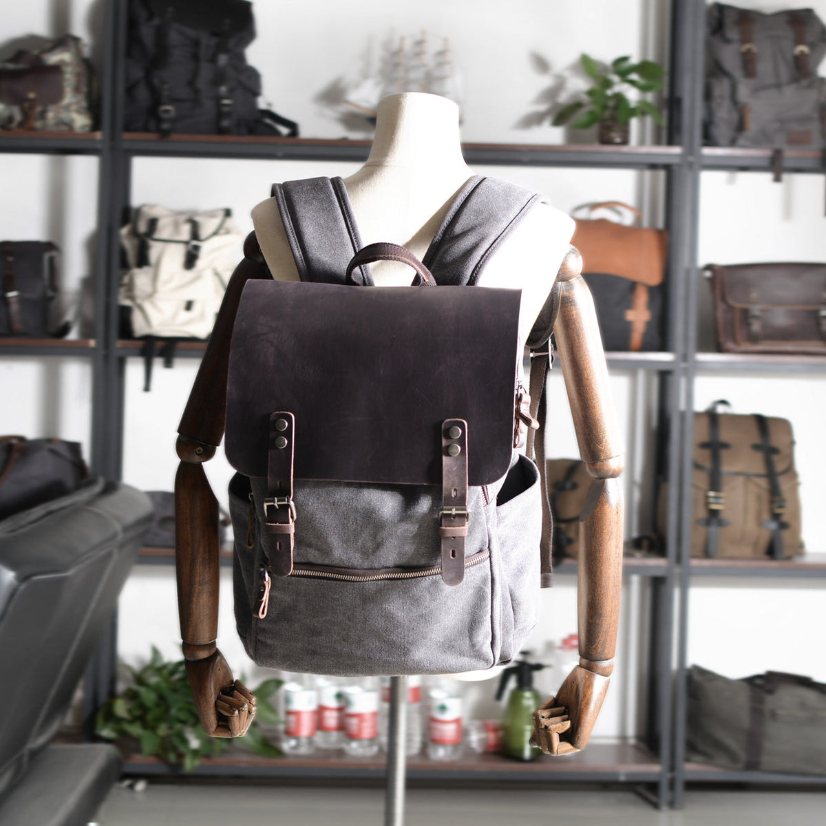 Baumwoll-Canvas-Rucksack | REINE
