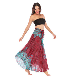 Langer Rock Damen Vintage Freizeit
