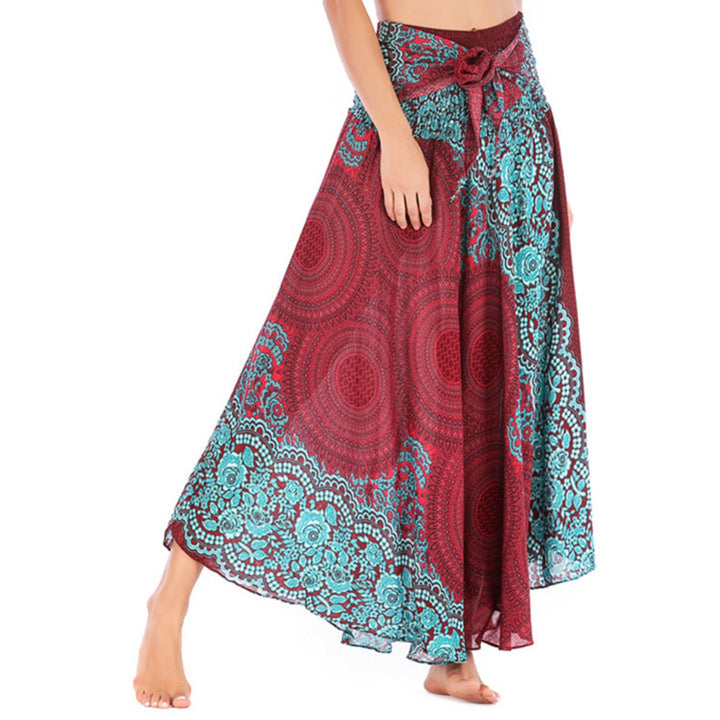 Langer Rock Damen Vintage Freizeit