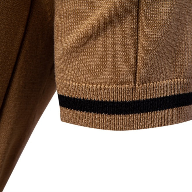 Tobias | Vertikal gestricktes Polohemd