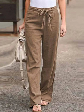 Freizeithose Damen Relaxed Fit Sommer