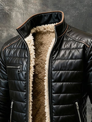 Louis | Jacke mit hohem Kragen und raffiniertem Schnitt
