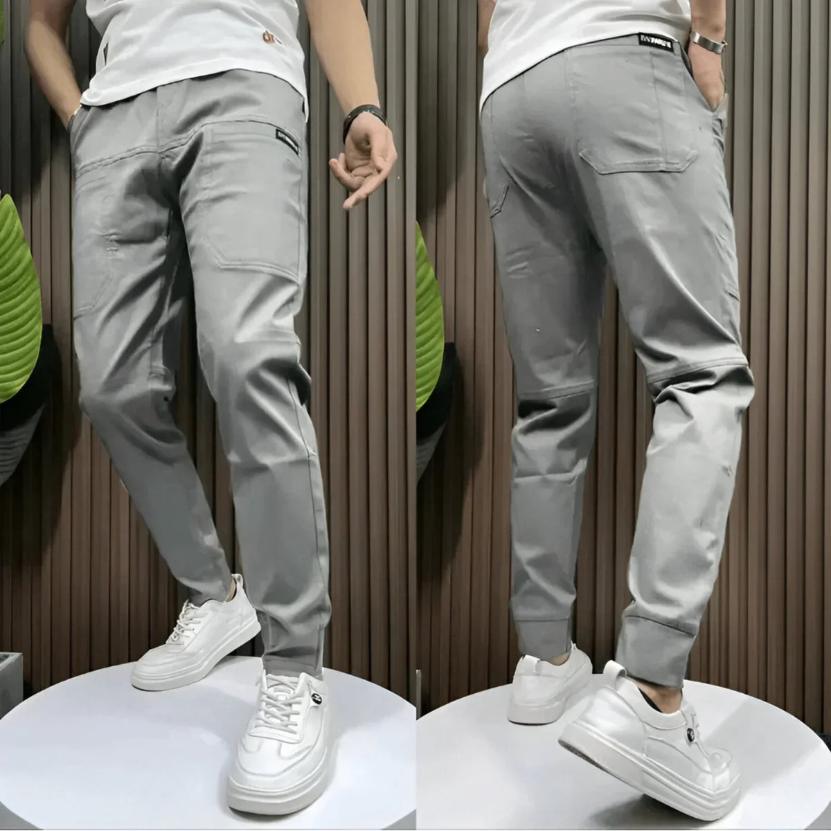 Premium Herren Cargo Stretchhose